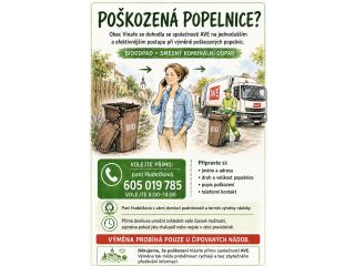 Výměna poškozených popelnic